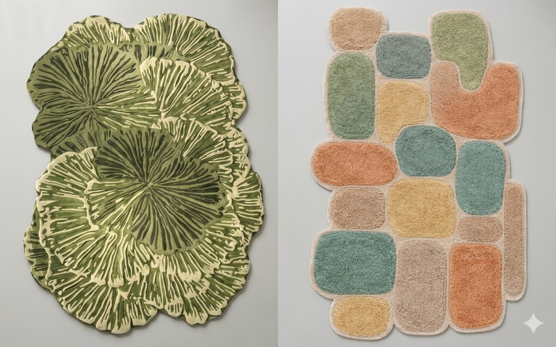 custom shape rugs